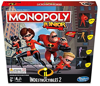 Monopoly – Spiel Junior Unzerstörbares – Gesellschaftsspiel – E1781