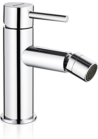 BONADE Rubinetto Miscelatore Monocomando Bidet per Vasca Girevole a 360 ° Altezza Comfort 85 mm per Lavabo per WC(senza asta di comando dello scarico, senza foro sul retro)