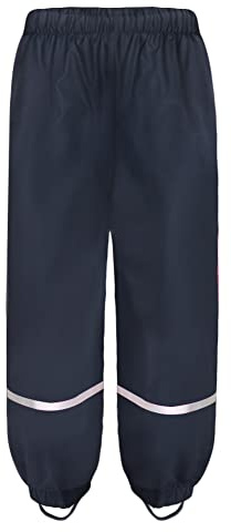 OYAKO.NEST Kinder Regenhose 128 Frühling und Sommer Matschhose Jungen 128 Wind und wasserdicht Buddelhose Bundhose(Nicht Gefüttert Dunkelblau 122-128)