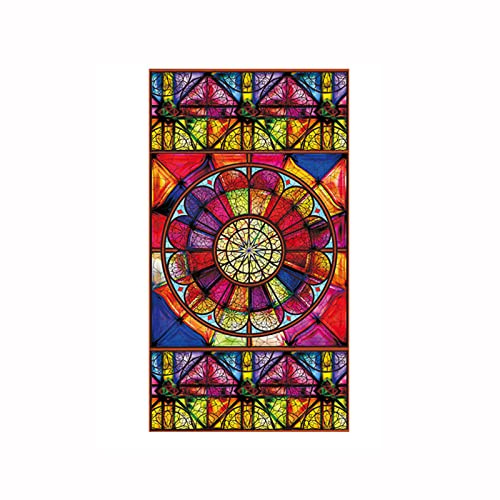 YIDAX Pellicola per Vetri Privacy Pellicola in Vetro Colorato Opaco Satinato Adesivi Decorativi Autoadesivi per Il Bagno di Casa E Ufficio 50 x 100 cm,K