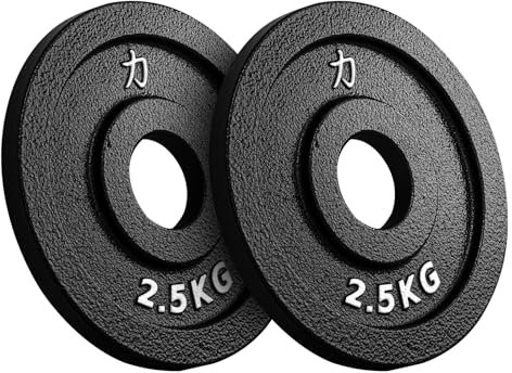 Strengthshop Riot Gusseisenscheiben - 1.25 kg - 5 kg, Paar - Cast Iron Olympic 50mm Plate Set (2.5 kg)