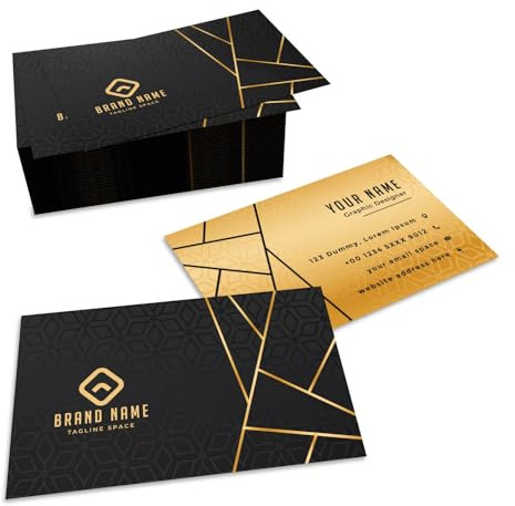 Gruppo Veneziano - Biglietti da visita personalizzati 100pz - Biglietti da visita personalizzati con logo-immagini e testi - 100% made in italy