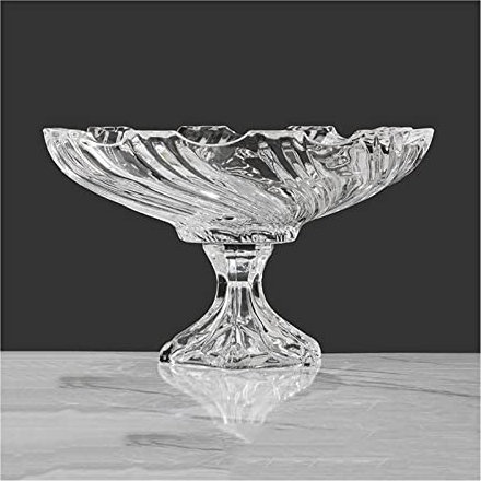 Corbeille À Fruits Plateau De Fruits En Verre Épaissi Simple Plateau De Rangement De Bonbons Moderne Plateau De Rangement À La Maison Bol De Fruits En Verre De Grande Capacité Exquis Plat De Fruits (