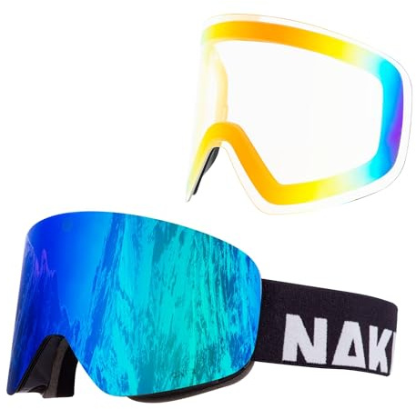 NAKED Optics Skibrille Männer, Ski Brille Frauen