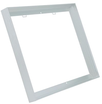 CANFRAVAS Leinwandrahmen, 61 x 91,4 cm, Metall-Leinwand, schwimmender Rahmen, für 1,5-2,3 cm tiefe Leinwandmalerei (Silber, 61 x 91,4 cm)