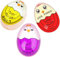 Egg Timer, Eieruhr Zum Mitkochen Mit Farbwechsel, DREI Stück In Einem Set, Ideal Für Eier Kochen, Perfekt Für Die Küche, Lustiges Und Praktisches (5.5 x 4 cm)