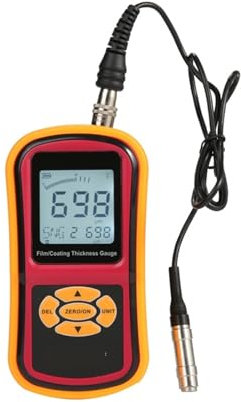 Medidor de Espesor de Pintura, Medidor de espesor de recubrimiento/película Digital portátil, medidor de espesor de recubrimiento de pintura dividida LCD con sonda magnética Para Compradores de Autos