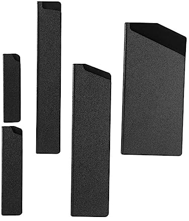 Mikikit 5 piezas Protector de Cuchillas para Cocina Fundas y para Cortar Almacenamiento Práctico y de Espacio Diseño Duradero y Portátil