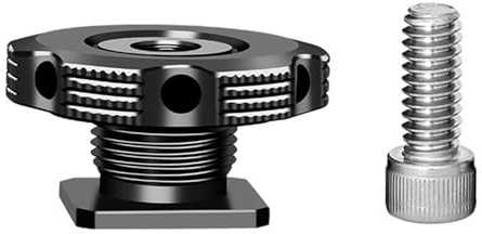 Aluminium-Blitzschuh-Adapter, kompatibel mit Stativen und Gimbals, LED-Panel und Smartphone-Stabilisatoren, Smartphone-Rigs Gimbals Adapter
