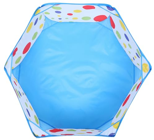 TOYANDONA Clôture Pliable pour Petits Animaux de Compagnie, Parc Sécurisé en Polyester Bleu, Taille Compacte, Adaptée aux Hamsters, Lapins, Hérissons et Cochons D’Inde, pour Intérieur