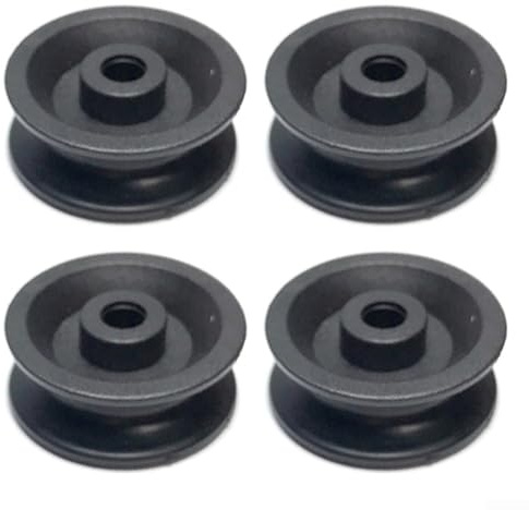4 poleas de cuerda de tensión de repuesto para equipo de fitness diseñadas para compatibilidad y durabilidad en el uso de ejercicio