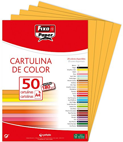Fixo 11110347 – Pack von 50 Karton, A4, gold