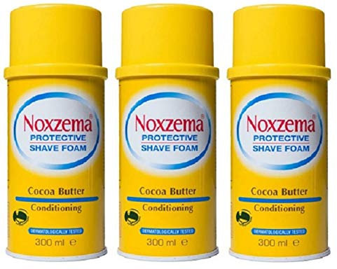 3x Noxzema Shaving foam Cream seife Rasierschaum Cocoa Butter 300ml
