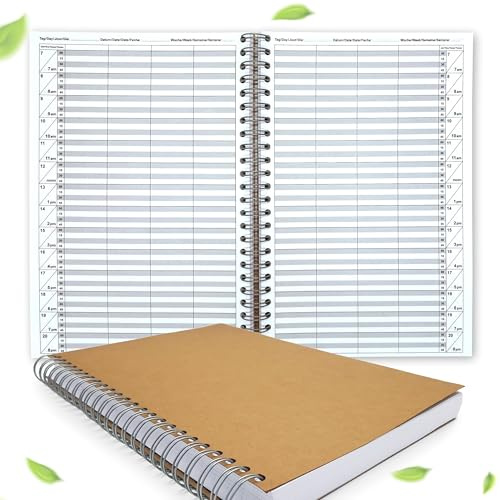 KOCHDIALOG Terminbuch Friseur Salon Praxis Bestellbuch 1-4 Mitarbeiter 15 Minuten Takt für 320 Tage frei einzutragen Terminplaner Praxisplaner Friseurplaner Salonplaner Terminkalender Kalender Termin
