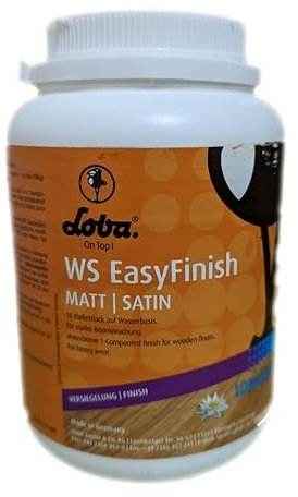 LOBADUR® WS EasyFinish, Cork and Parquet Paint Water-Based for Heavy Duty (1 Litre, Semi-Matte)