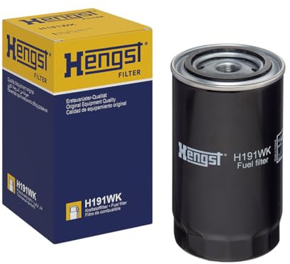 HENGST - Kraftstofffilter H191WK - Hochwertiger Kraftstoff-Anschraubfilter für KFZ - Entfernt Staub und Schmutz aus Otto- oder Dieselmotoren - Schützt das Einspritzsystem