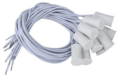 Lot de 10 Capteurs de Porte et Fenêtre Filaires, Interrupteur Magnétique, Capteur de de sécurité intégré pour Système D'alarme Domestique, Protection contre le Cambriolage