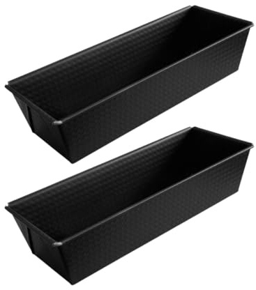 Zenker Lot de 2 moules à cake rectangulaires 25,5 cm | Cuisson régulière pour cakes maison, Acier avec Teflon classic, Format 25,5 x 11,5 x 7 cm, Four jusqu à 230°C