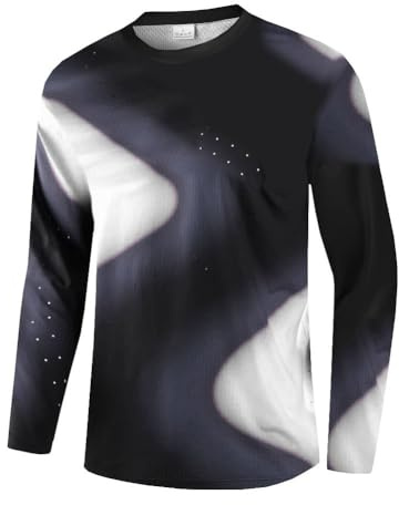 UGLY FROG SJF03Hu Newest Herren Mountainbike Downhill Freeride BMX Trikot Shirt Motocross Langarm Ärmel MTB/Downhill Cycling Jersey