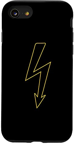 Achtung! Spannung! - elektrisierender Blitz für Strom Hülle für iPhone SE (2020) / 7 / 8