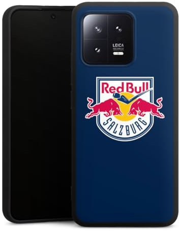 DeinDesign Premium Silikon Hülle kompatibel mit Xiaomi 13 Handyhülle schwarz Case EC Red Bull Salzburg Offizielles Lizenzprodukt Eishockey