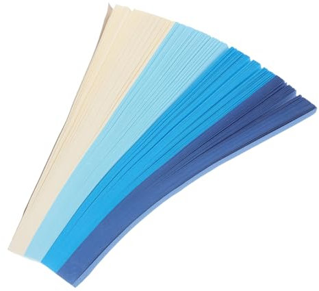 SEWACC Origami-papierstreifen 1080-teiliges Set Stern-papierstreifen Dekoratives Bastelset Für Altersgruppen