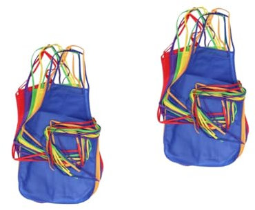 CATIEBYE 24stücke Junge Mädchen Maler-schürzen Aus Vliesstoff Wiederverwendbar-malschürzen Für Kunst Und Bastelaktivitäten Wasserabweisend Und Leicht Zu Reinigen Für Kreative