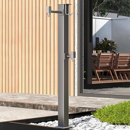 XLSJK Fontana da Giardino, Fontane da Giardino Esterno, Fontana da Giardino Moderna, Colonna d'Acqua Antigelo, per Cortili, Giardini, Orti
