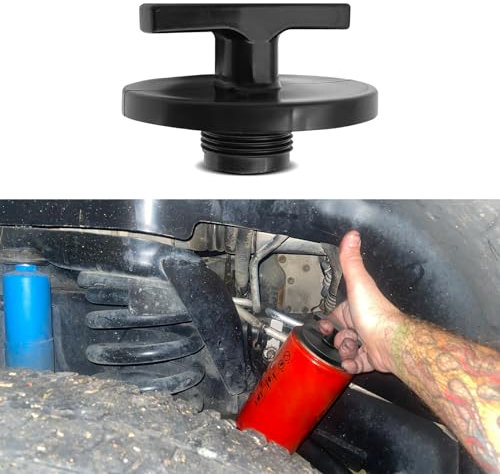 QZTYTY Outil de bouchon de filtre à huile 57180, outil de retrait de filtre à huile, 05083285AA MO285, outil de retrait de bouchon de filtre à huile compatible avec Ram 2500 3500 Diesel 5,9 L 6,7 L