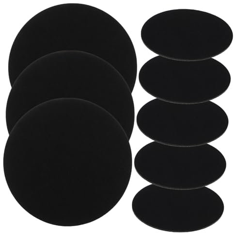 POPETPOP 8pezzi Sottobicchieri in Feltro Da Assorbenti e Riutilizzabili Per Proteggere Piante in Vaso Bicchieri Di Vetro Vasi Ciotole e Altre Superfici Fondo Antiscivolo e Design Elegante p