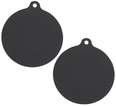 Warmhm 2pcs Heat Resistant Silicone Induction Cooktop Protector Pad Non Slip Kitchen Stove Top Mat Versatile Microwave and Cookware Surface Heat Insulator