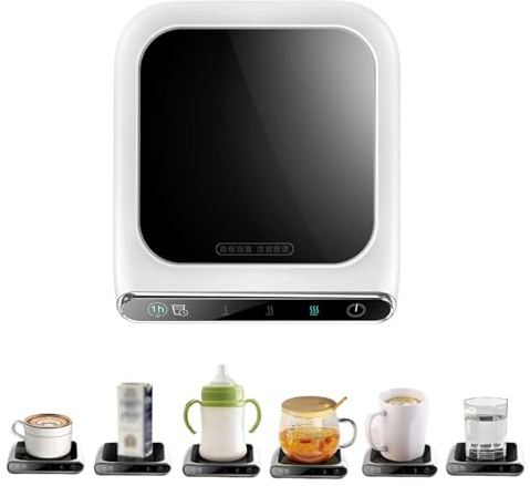 Chauffe-tasse USB intelligent à 3 températures réglables | Chauffe-boisson portable pour lait, café et thé avec arrêt automatique, idéal pour le bureau, la maison, les voyages
