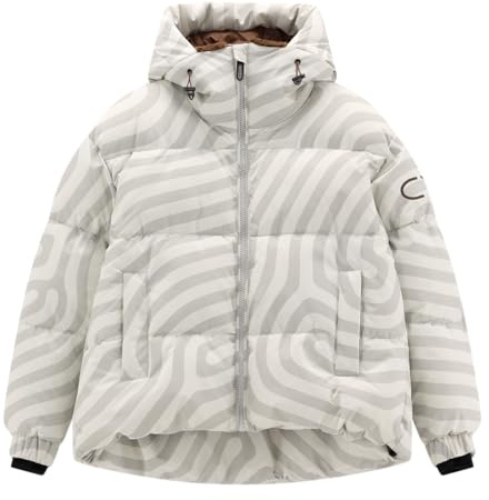 CMP Moving Giacca Over da sci zebrata da Donna, 35Z4606P (IT, Testo, S, Regular, Regular, Ivory/Bone)