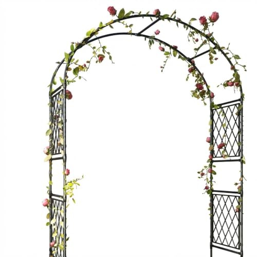 Virimolo Arche Jardin Treillis Plastique 120x40x220cm,déco Jardin extérieur