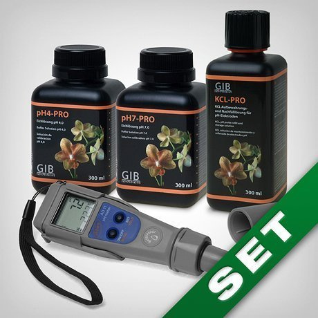 ADWA AD11, pH-Messgerät Set inkl. pH4 u. pH7 für Zweipunktkalibrierung und KCL pH-Elektroden Aufbewahrungslösung