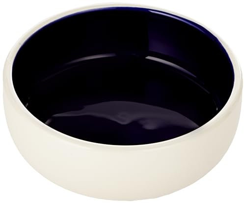 TRIXIE Napf KERAMIKNAPF spülmaschinengeeignet 0,3 l ø 13cm creme/blau für Katzen