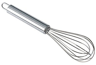 Healthy Clubs Fouet en acier inoxydable 25 cm