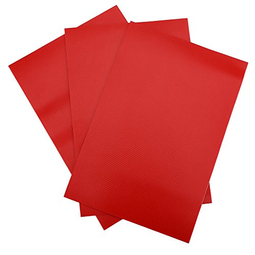 Garsent PVC Flicken Multi Funktions Reparatur Patch Flicken Selbstklebend Wasserdicht Reparaturflicken für schlauchboot,Kajak, Kanu, Wasseerspielzeug,Zelt 3pcs