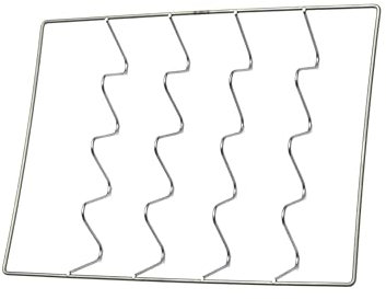 PEETZ Panier à poisson 34 x 25 cm en acier inoxydable de qualité supérieure pour 4 poissons