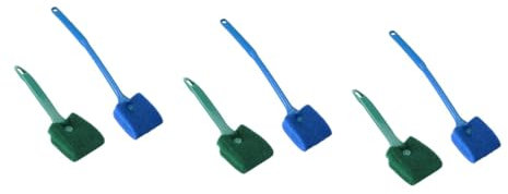 BESPORTBLE 3pcs Aquarium Cleaner Sea Water Blueing Fish Tank Cleaning Brush Fish Tank Cleaner Ligth Blue Glass Cleaner Algae Scrubber Algae Remover Long Handle Detergent Equipment