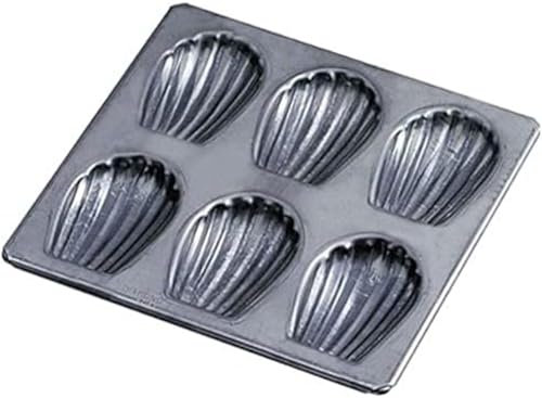 Stampo per torta con conchiglie e conchiglie Stampo per Madeleine classico a 6 cavità Stampi per Giappone Stampo per biscotti Stampo per biscotti Stampi per torta Stampo antiaderente per cot