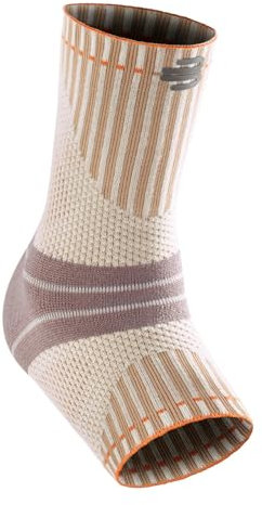 BAUERFEIND Chevillère pour la randonnée « Outdoor Ankle Support », 1 bandage de cheville, unisexe, portable à droite et à gauche, laine mérinos, taille S