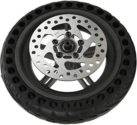 Kit de roue arrière pour scooter électrique, pneu en nid d'abeille de 8,5 pouces, kit de disques de frein de 120 mm pour M365 PRO PRO2