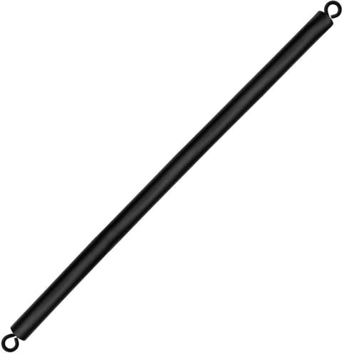 Peosaard Pilates Stick, Pilates Bar, Detachable 3 Section 39 Inch Pilates Stick, Black Spreader Bar with 360° Swivel Loop End, Pilates Equipment for Home Exercise, Gym, Spreader Bar