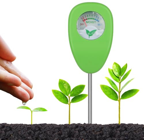 Humidimètre de Sol Hydromètre,Plante Capteur Humidité Hygrometre,Soil Moisture Meter Tester Jardinage Testeur Mètre d'humidité,Jardins,fermes,Plantes d'intérieur et d'extérieur(Pas Besoin de Batterie)