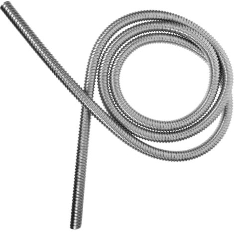 IWOWHERO Guaina per Cavi in Acciaio Inox 304, Protezione Flessibile e Antiabrasione per Cavi e Fili, per Ufficio e Home Cinema