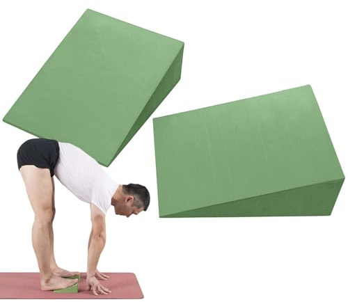 Yoga Schaumkeil - Schaumkeil Für Yoga -Posen | Yoga -Schaumstützblock, Schaumstoffschaumbrettkalb -Knieköpfchen, Rückenstütze Schaumstoffscheibe Für Bein, Kalb, Knöchel Und Fußdehnung