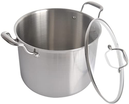 GAOBINGB Olla sopera de Acero Inoxidable de 28 cm con Tapa: Olla Multifuncional de Gran Capacidad, Acero Inoxidable 316, más Profunda y Gruesa, Apta para inducción, Ideal para cocinar en casa.