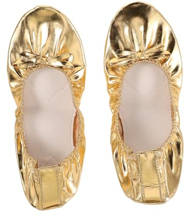 Healvian Balletskor för Kvinnor Split Sole Dansskor för Magdans Yoga Balettträning Professionell Design med Stötdämpande Elastisk Sula Bärbara Bekväma