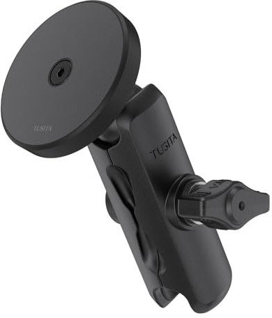 TUSITA 1 Kugel Magnetisches Auto Telefon Halterung mit Doppelgelenkarm, Kompatibel mit iPhone MagSafe, für Ram Mount B-Größe Basis